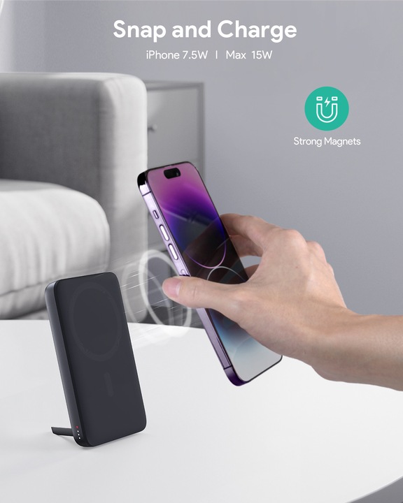 Actual product image Aukey MagFusion (6700 mAh, 20 W)