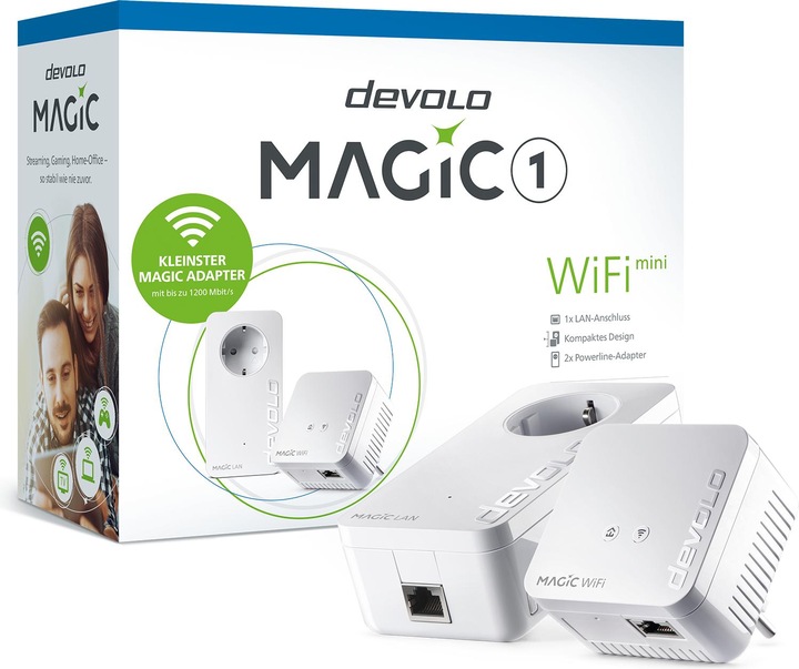 Productafbeelding Devolo Magic 1 WiFi mini Starter Kit (1200 Mbit/s)