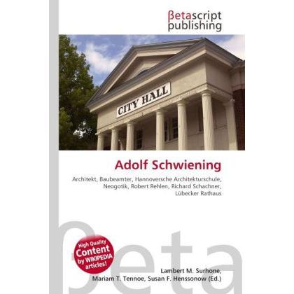 Adolf Schwiening, Fachbücher
