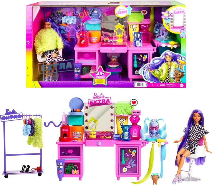 Actual product image Barbie Extra Doll and Playset