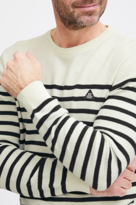 Produktbild FQ1924 FQKyle stripe crew neck knit 21900651 (XL)