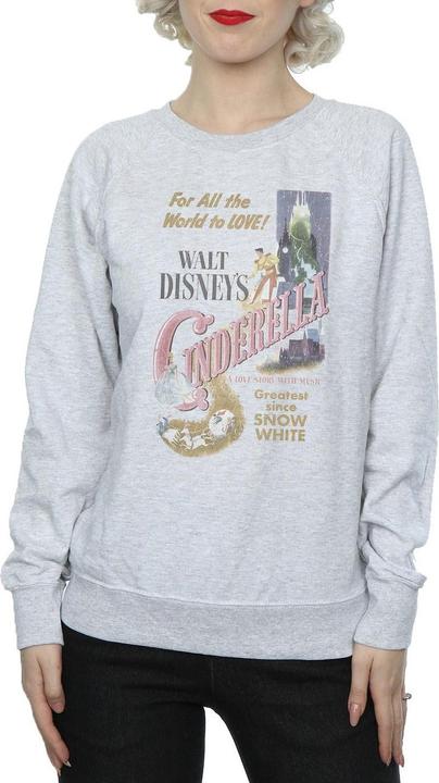 Actual product image Cinderella Womens/Ladies Poster Sweatshirt (S)