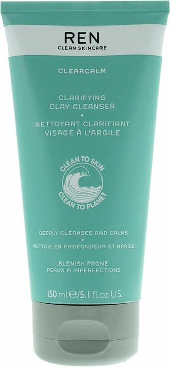 Image du produit Ren Clear Calm (Lingettes nettoyantes pour le visage, 150 ml)