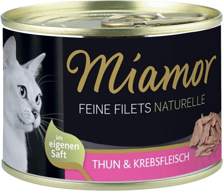 Produktbild Miamor Feine Filets Naturelle Thunfisch & Krebsfleisch (Adult, 1 Stk., 3744 g)