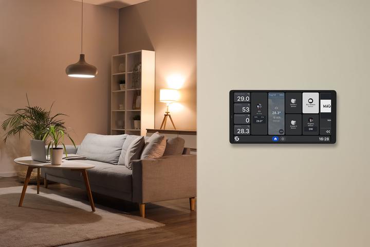 Image du produit Shelly · Unterputz · Wall Display X2i Black · WLAN · schwarz