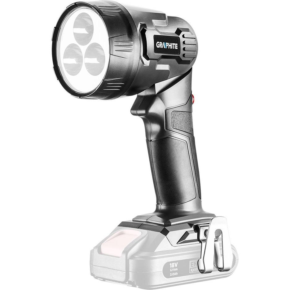 Graphite, Taschenlampe, Energie + 18V Li-Ion wiederaufladbare Taschenlampe, ohne Batterie