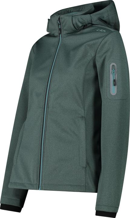 Produktbild CMP Campagnolo Women's Jacket Zip Hood Melange Softshell (42, L)