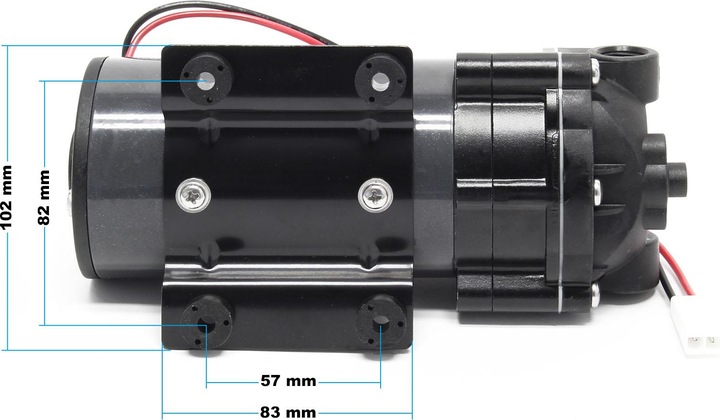 Produktbild Naturewater Druckerhöhungspumpe 600 GPD (2300 l) Booster Pumpe 108W Umkehrosmose (Boosterpumpe)