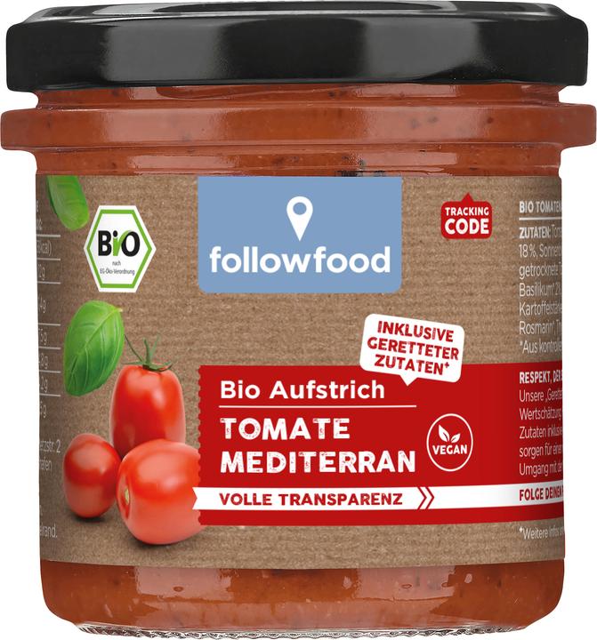 Actual product image Rettergut Organic spread - Tomato herbs (135 g)