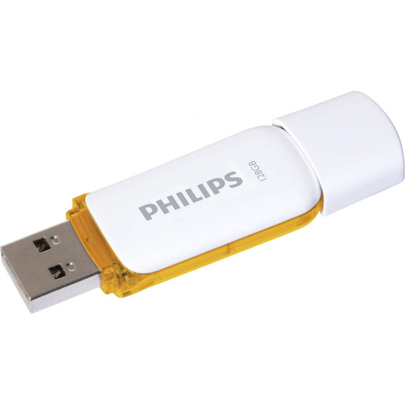 Philips Snow Edition (128 GB, USB 2.0, USB-A), USB Stick, Weiss