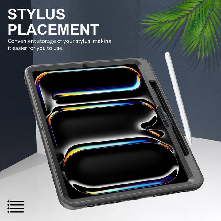 Actual product image JT Berlin Rugged Kickstand & Handstrap Case| Apple iPad Pro 13 2024| black| bulk| (30016) (Apple iPad Pro 13 2024, Apple iPad Pro 13 2025)