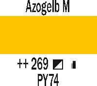Produktbild Amsterdam Acrylfarbe Standard Series 269 (Azogelb Mittel, 120 ml)