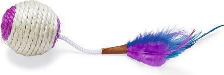Image du produit Karlie Le sisal joue au ballon avec ressort et hochet (Jouet à balle chat)