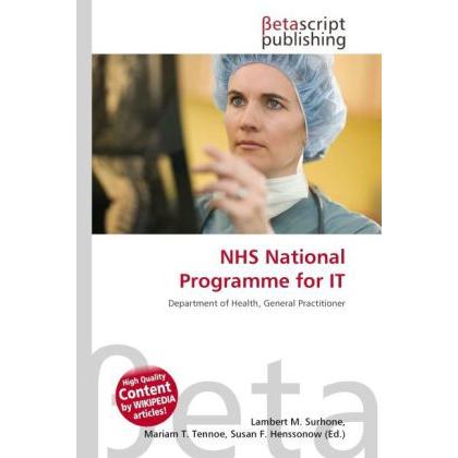 NHS National Programme for IT, Fachbücher