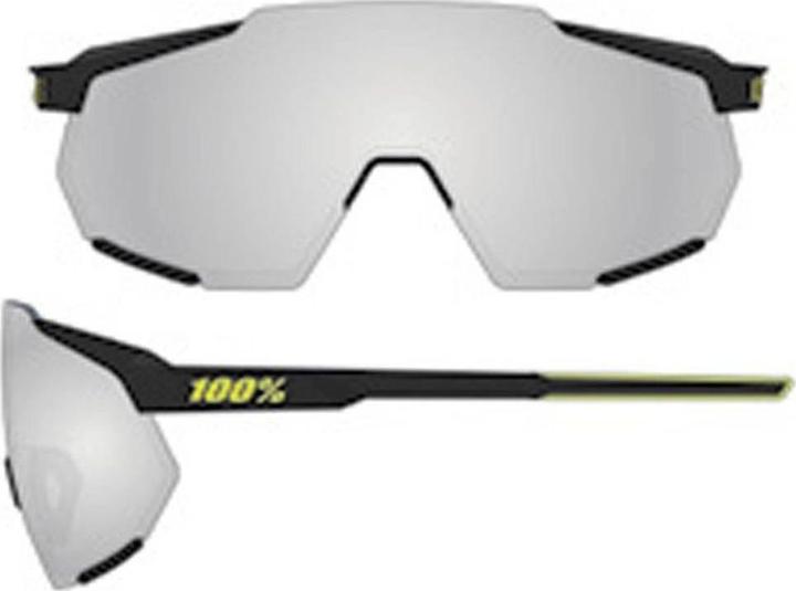Produktbild 100% Racetrap 3.0 Gloss Black (Schwarz, Photochrome, Transparent)