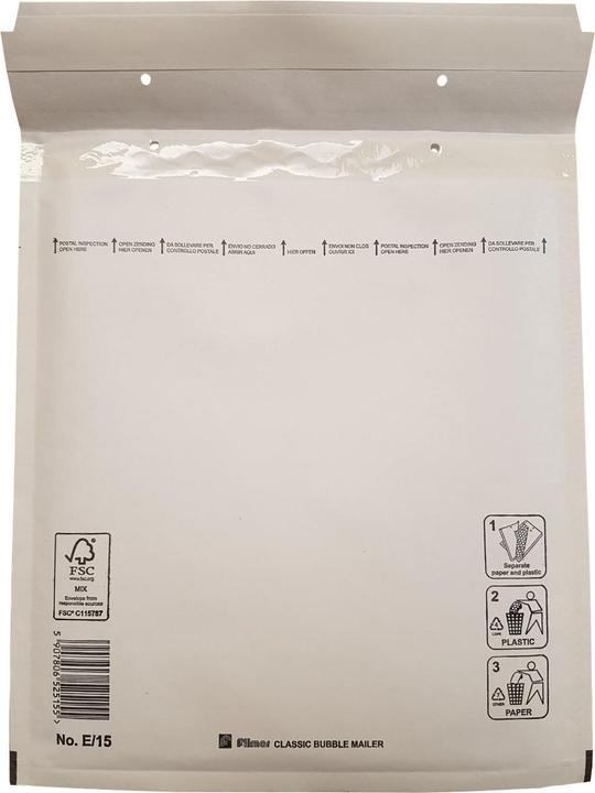 Actual product image Fimar 100 bubble envelopes E/15 220x260mm white Filmar Classic (100 pcs.)