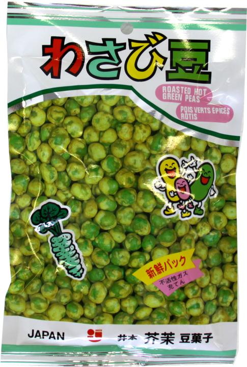 Himoto Geröstete grüne Erbsen - scharf (140 g)