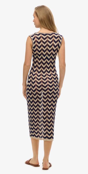 Image du produit Superdry Robe pull mi-longue zigzag femme (XS)