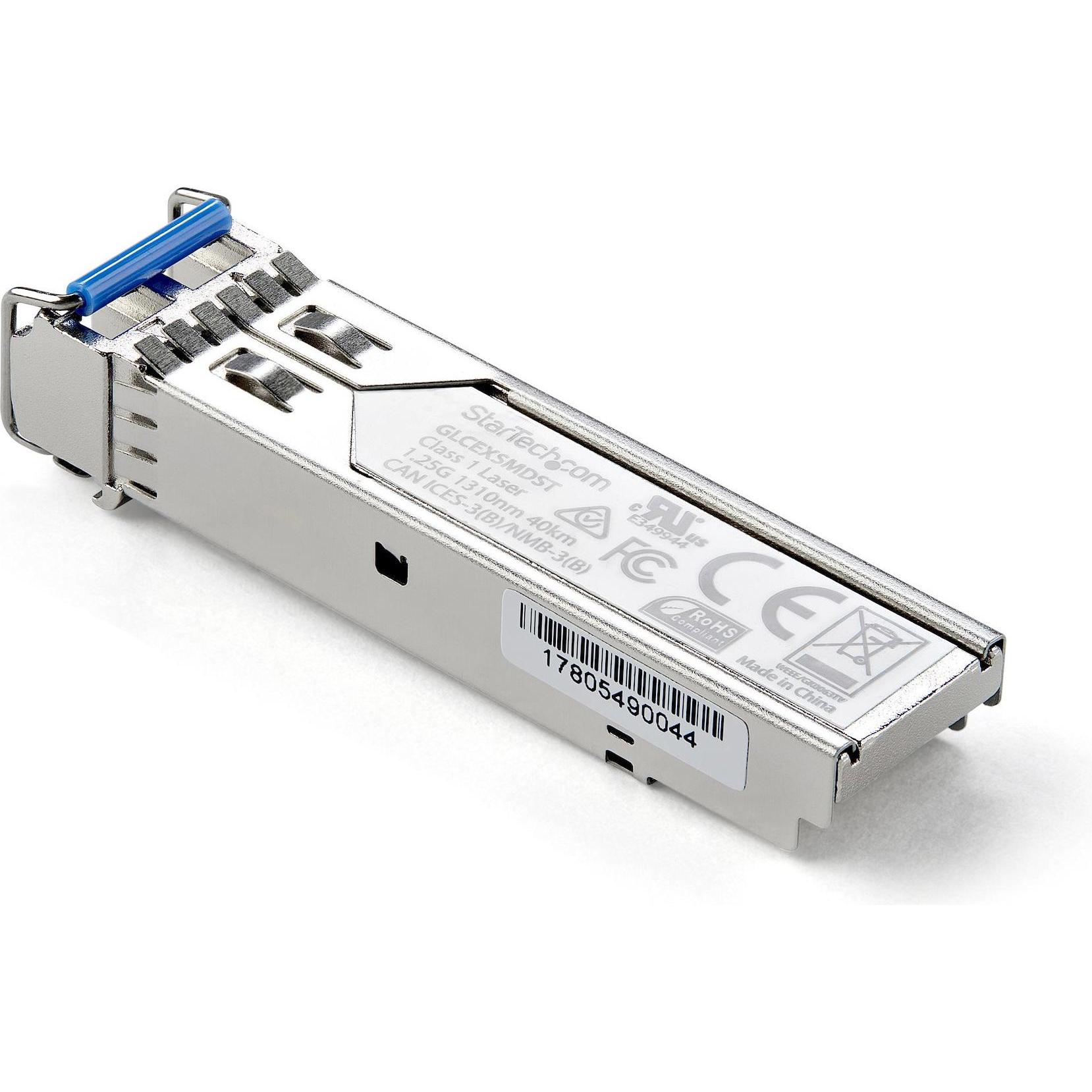 StarTech MSA Compliant SFP Transceiver Module - 1, Transceiver, Silber