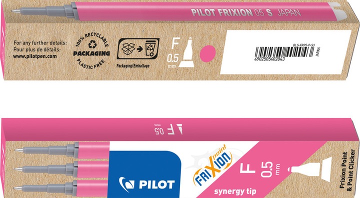 Produktbild Pilot FriXion Refill Point Set Set à 3 (Ersatzmine, Pink, 0.25 mm)
