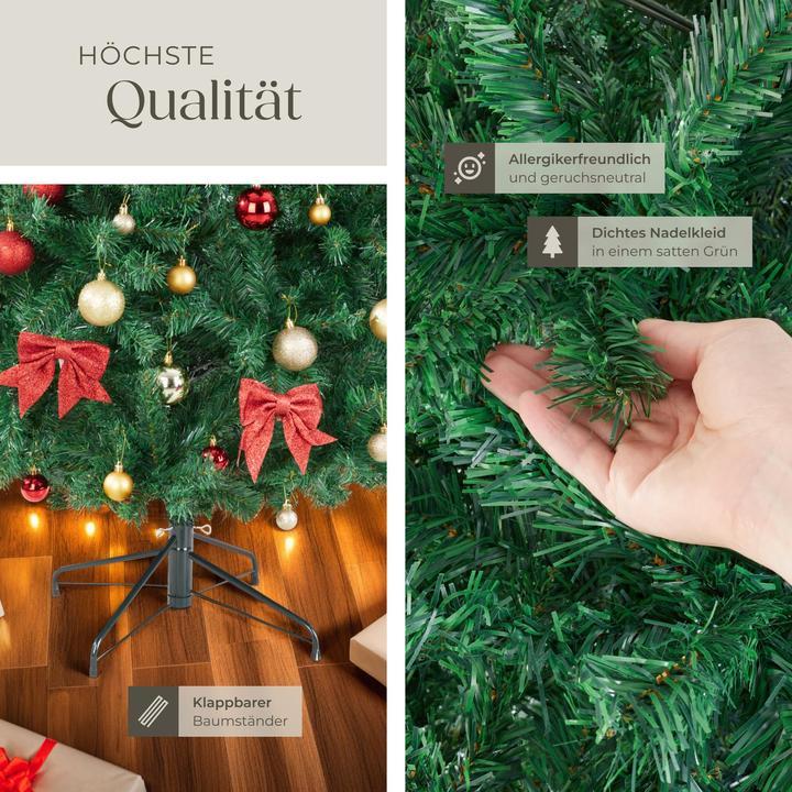 Produktbild tectake Künstlicher Weihnachtsbaum Dasher, naturgetreue Optik (230 cm)