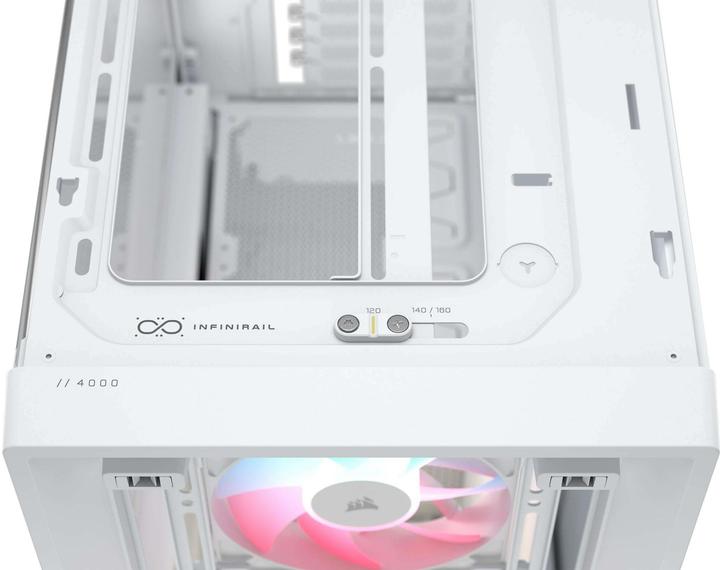 Image du produit Corsair 4000D FRAME LCD RS ARGB WHT CASE (ATX, E-ATX, mATX, Mini-ITX)