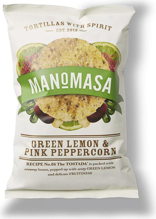 Produktbild Manomasa Tortillas Lemon & Pepper (160 g, 1 Stk.)
