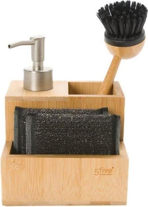 Immagine prodotto 5Five Sapone Distri + Bros + Spugna di bambù, incolore