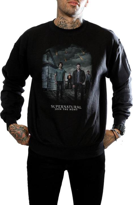 Actual product image Supernatural Mens Meteor Shower Sweatshirt (L)