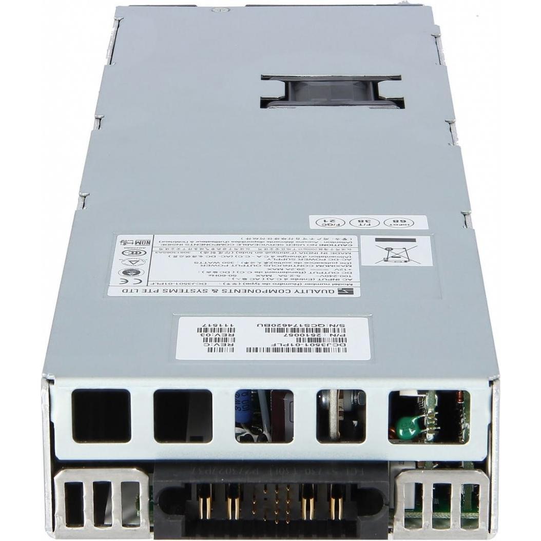 Thumbnail - HPE E Aruba PSU-350-AC AC Power Supply, 7200 Series, S3500-24T, S3500-48T, S3500-24F, Netzwerk Switch, Grau