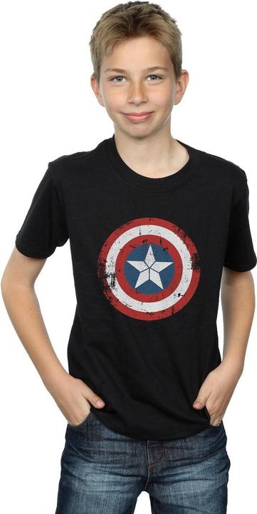 Immagine prodotto Captain America Civil War Distressed Shield Maglietta Ragazzi (128)