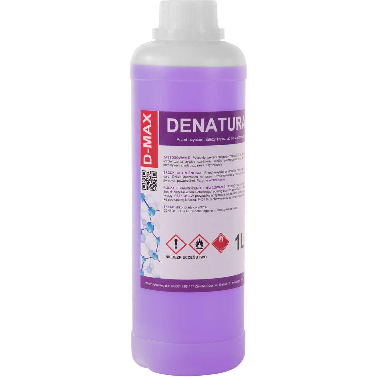 Gsg24 Denatured alcohol denatured alcohol D-MAX 1L (1006817-0)