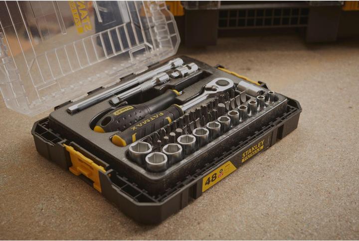 Actual product image Stanley Socket set STAK 1/4, 48 pieces (1/4")