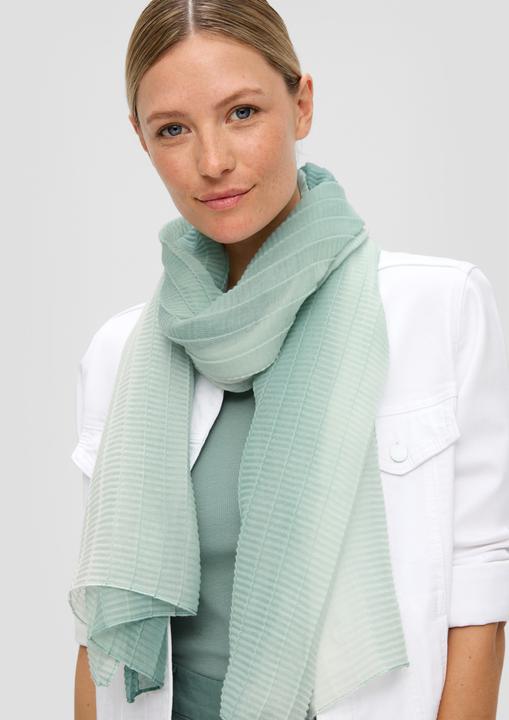 Image du produit s.Oliver Tuch Plissierter Schal mit All-over-Muster