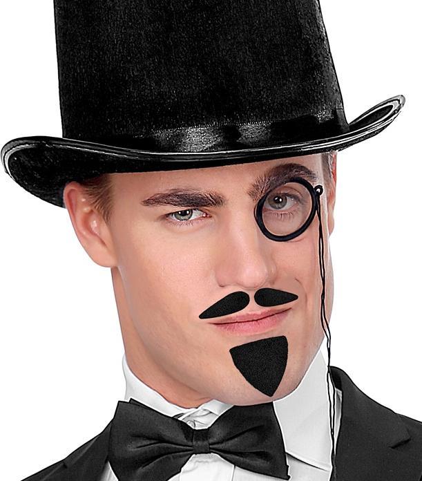 Produktbild Widmann Schnauz & Bart schwarz