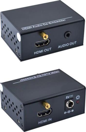 Actual product image Vivolink HDMI de-embedder