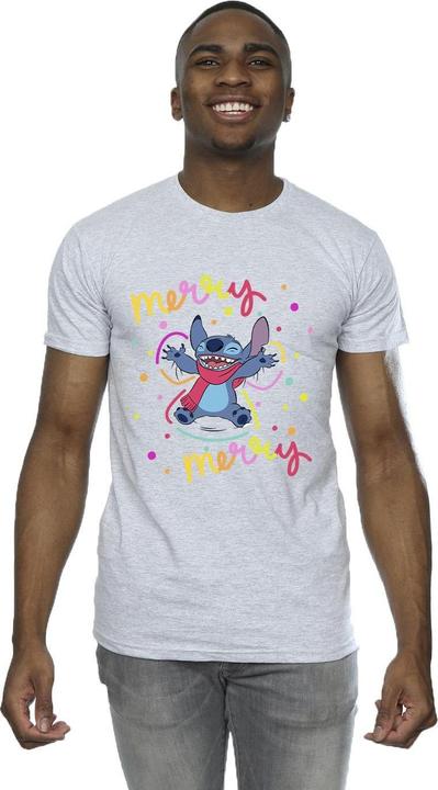Produktbild Disney Lilo & Stitch Merry Rainbow TShirt (3XL)