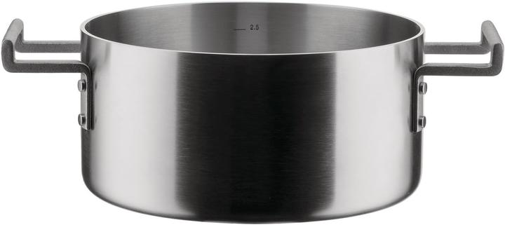 Actual product image Alessi Marmite à légumes CONVIVIO argentée (Casserole + Stewpot, Saucepan, Aluminium, Steel, 20 x 10 cm)