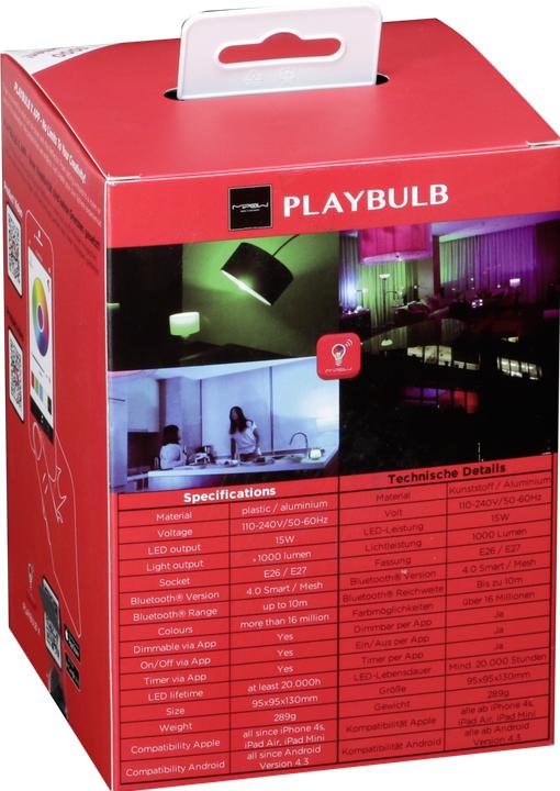 Image du produit MiPow Playbulb (E27, 900 lm, 1x)