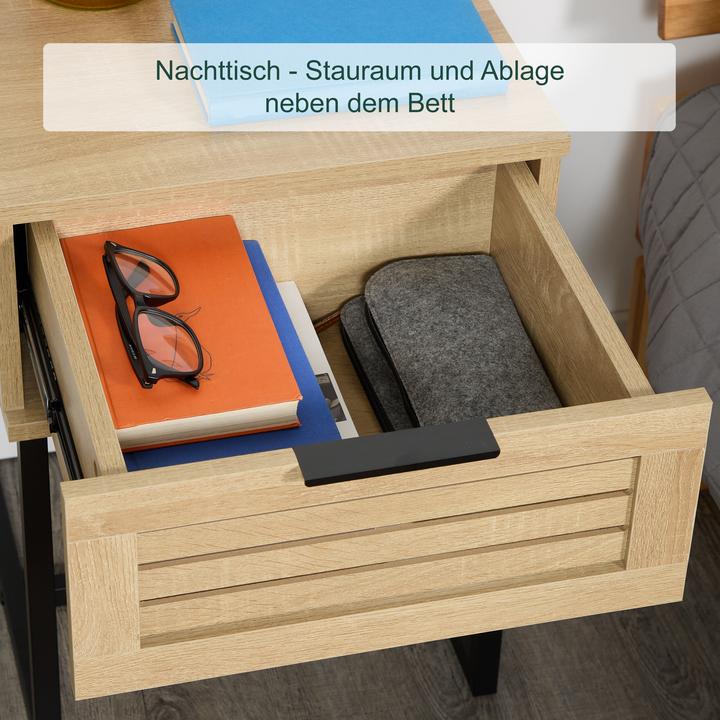 Produktbild Relaxdays Nachttisch (40 x 41.50 x 55.50 cm)