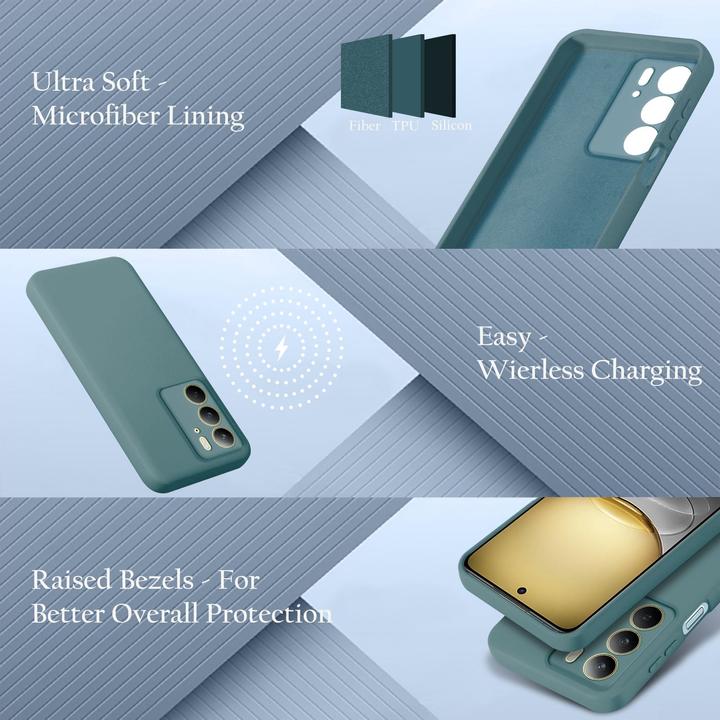 Image du produit Cadorabo Coque pour Realme C75 TPU Liquid Silicone Case (Siemens CC75)