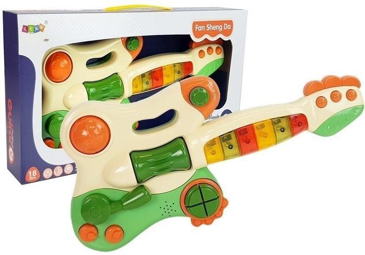 Image du produit Lean Toys Guitare interactive verte