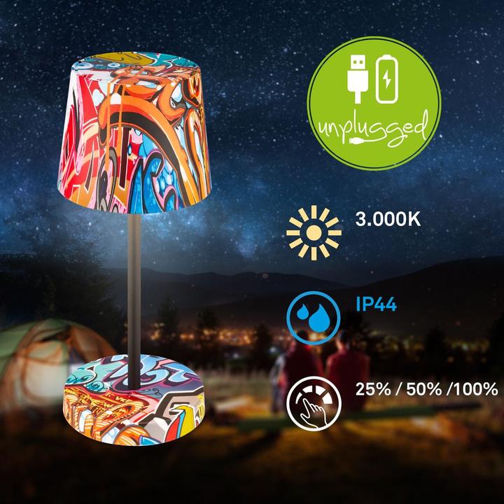 Image du produit Briloner Lampe de table LED rechargeable (150 lm)