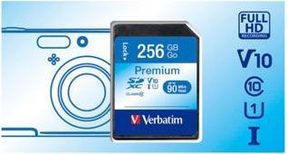 Immagine prodotto Verbatim Premium (256 GB, SDXC, U1, UHS-I)
