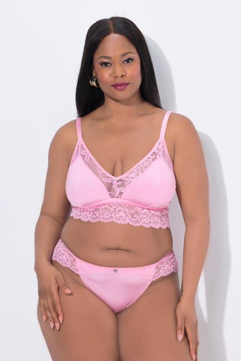 Produktbild TruYou Bralette, Satin, transparente Spitze, Cup A - D (100 A)