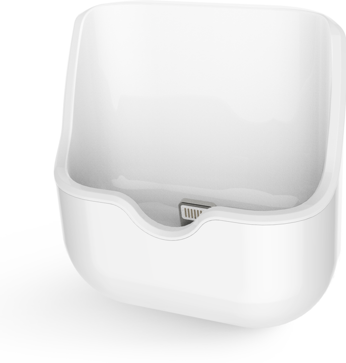 Actual product image Hyper Hyperjuice Qi Wireless Adapter AirPods White (Charging case cover)