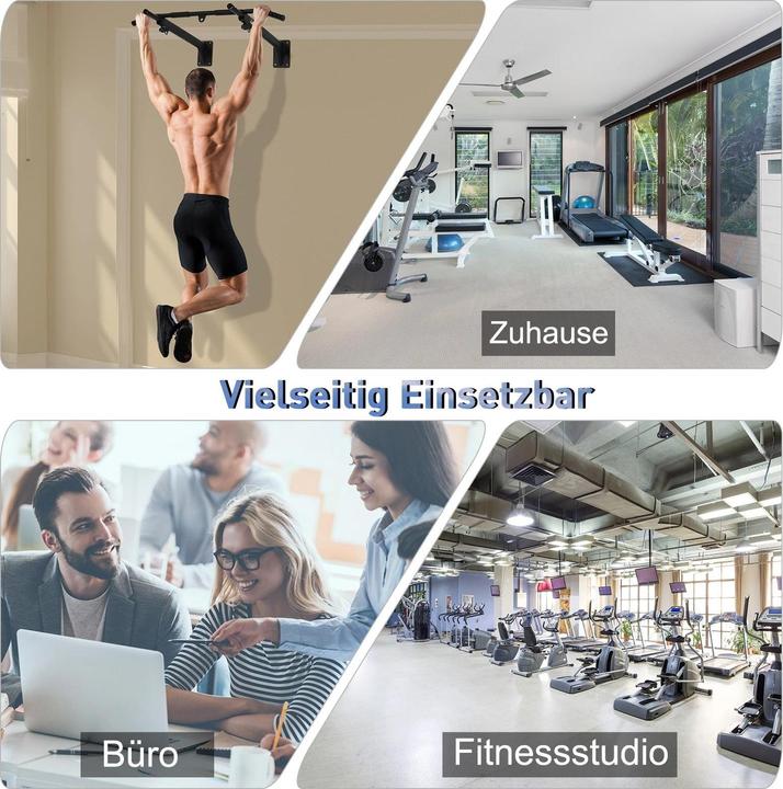 Actual product image Jamb Pull up bar with punching bag holder