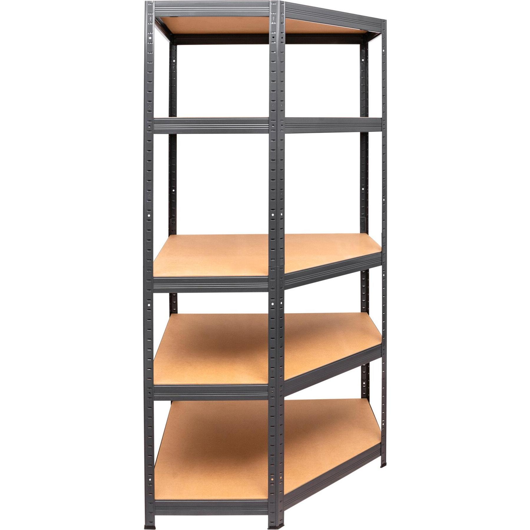 Thumbnail - Stier, Kellerregal, Eck-Fachbodenregal Fachlast 250kg HxBxT 1800x900x450 mm