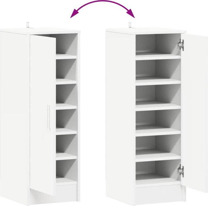 Produktbild vidaXL Wand-Schuhschrank (32 x 35 x 92 cm)