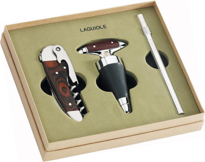 Image du produit Laguiole Poison set (Bouchon de vin, Thermomètre à vin)